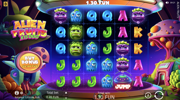 Alien and Fruit Symbols